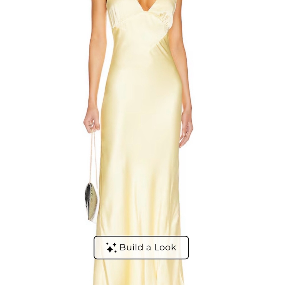 Capri Diamonte Butter Yellow Maxi Dress